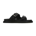 Dior Aqua Sandals Black Oblique Canvas