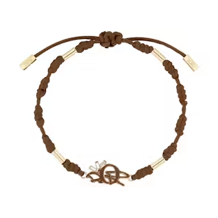 Dior x CACTUS JACK Bracelet Coffee Brown