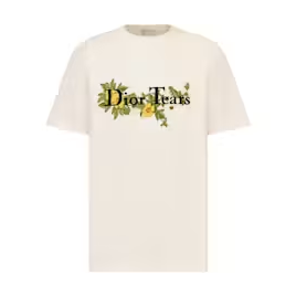 Dior x Denim Tears Relaxed-Fit Logo T-Shirt White
