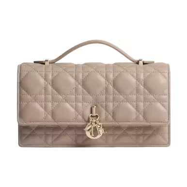 Dior My Dior Mini Cannage Lambskin Bag Powder Beige