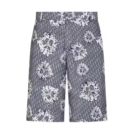 Dior x Denim Tears Silk Twill Shorts Blue