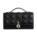 Dior My Dior Mini Cannage Lambskin Bag Black