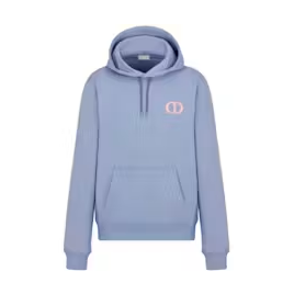 Dior "CD Icon" Hooded Sweatshirt Blue