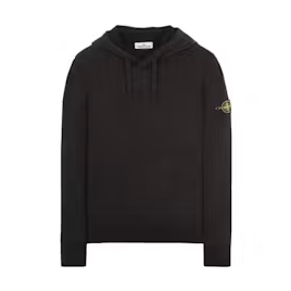 Stone Island Hooded Sweatshirt Black