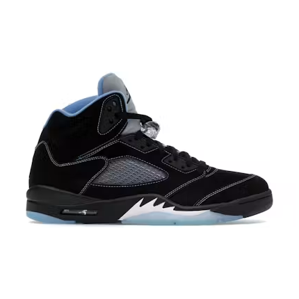 Jordan 5 Retro Black University Blue