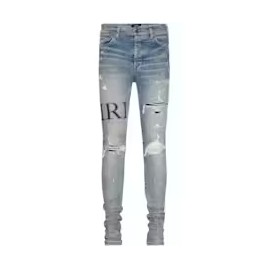 AMIRI Serif Purple Logo Jean Clay Indigo