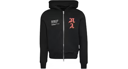 AMIRI x Wes Lang Solar Kings Zip Hoodie Black