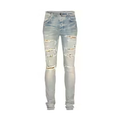 AMIRI Leopard Thrasher Skinny Fit Jeans Clay Indigo