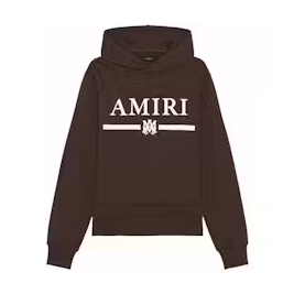 AMIRI MA Bar Hoodie Brown