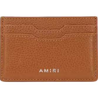 AMIRI Core Logo Card Holder Brown