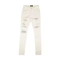 AMIRI Bandana Thrasher Skinny Jeans White