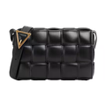 Bottega Veneta Padded Intreccio Cassette Black Bag