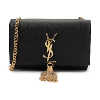 Saint Laurent Kate Shoulder Bag Black