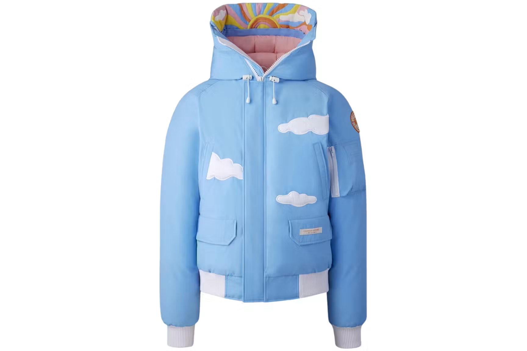 Canada Goose x Mira Mikati Bright Sky Chiliwack Bomber Jacket Blue