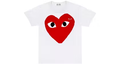 CDG Play Red Heart T-shirt
