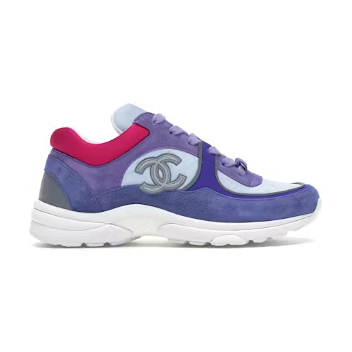 Chanel Low Top Trainer CC Ivory Blue