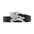 Burberry Leather Knight 1 Width Belt Black