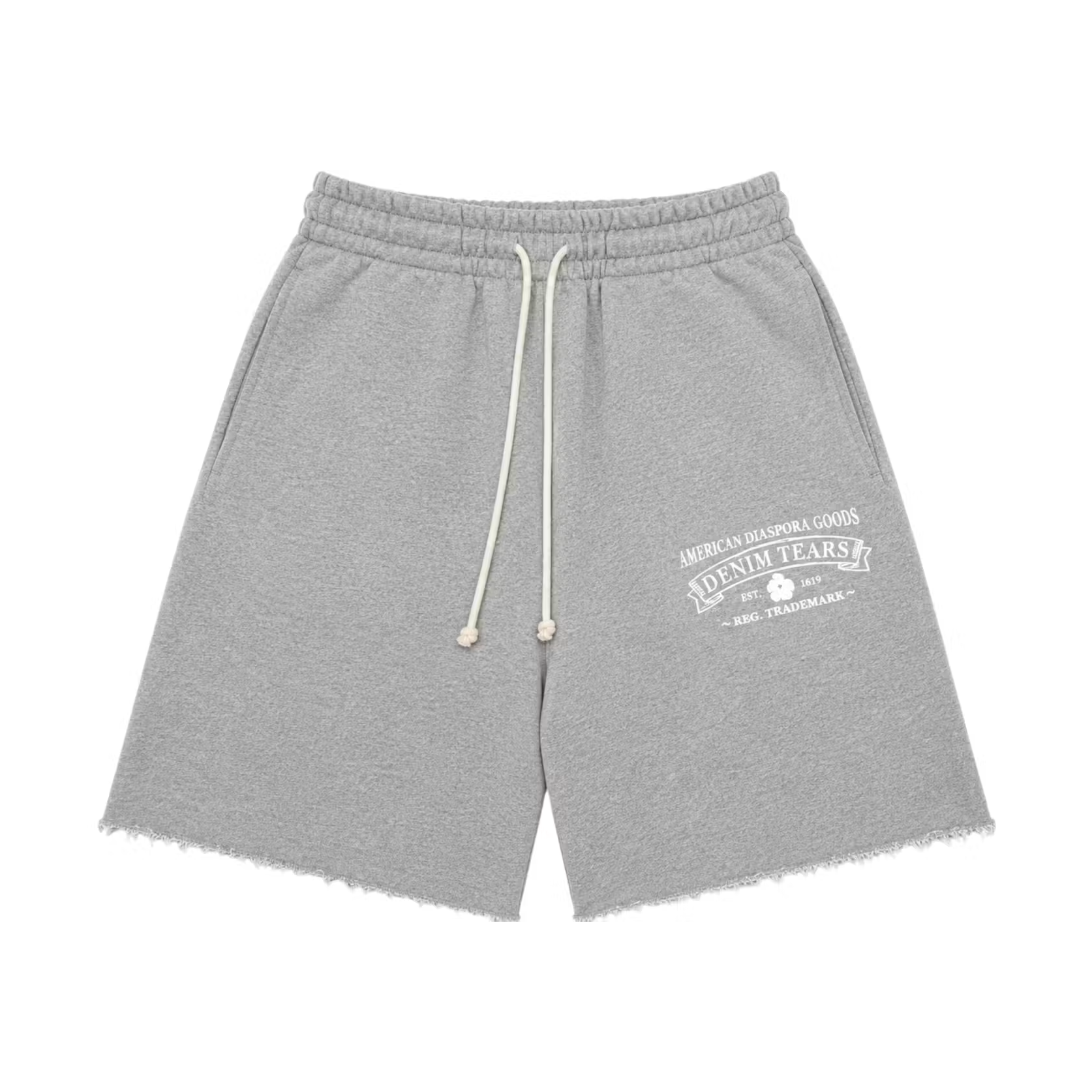 Denim Tears ADG Sweatshort Grey/White