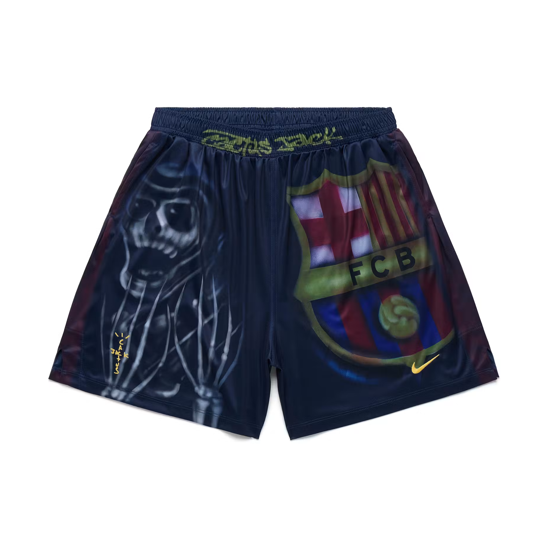 Travis Scott x Nike x FC Barcelona Skeleton Home Shorts