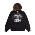 Supreme MM6 Maison Margiela Zip Up Hooded Sweatshirt Black