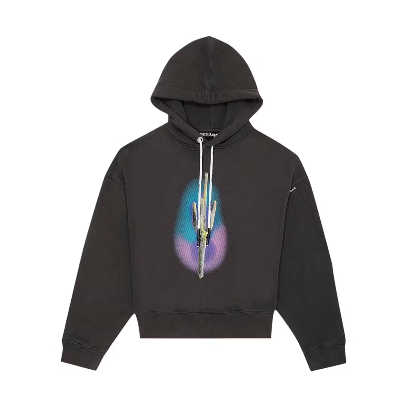 Palm Angels Cactus Hoodie Black/Green