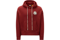 Moncler x Palm Angels Logo Hoodie Burgundy