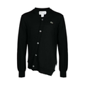 Comme des Garcons x Lacoste Small Logo Cardigan Black