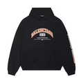 Balenciaga Wide Fit Hoodie Black/Orange/White