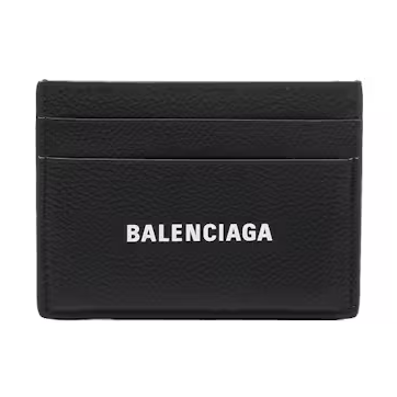 Balenciaga Logo Print (4 Card Slot) Card Holder