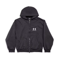 Balenciaga x Under Armour Zip-Up Hoodie Regular Fit Black/White