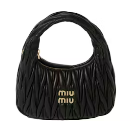 Miu Miu Wander Matelasse Nappa Leather Mini Hobo