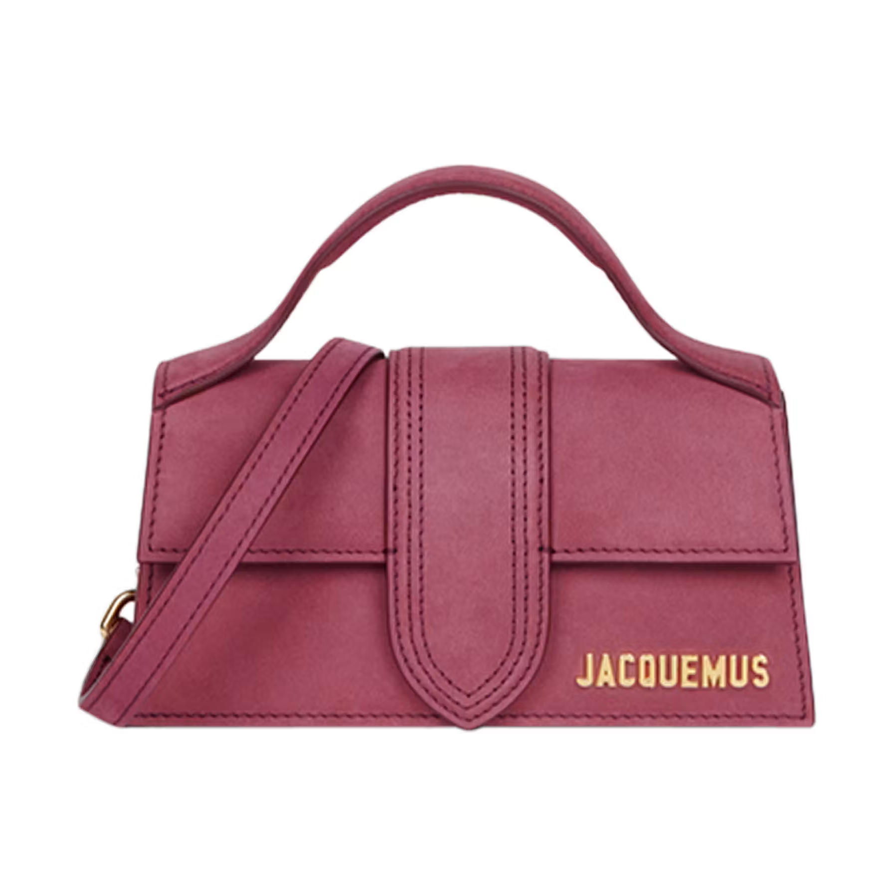 Jacquemus Le Bambino Mini Flap Bag Burgundy