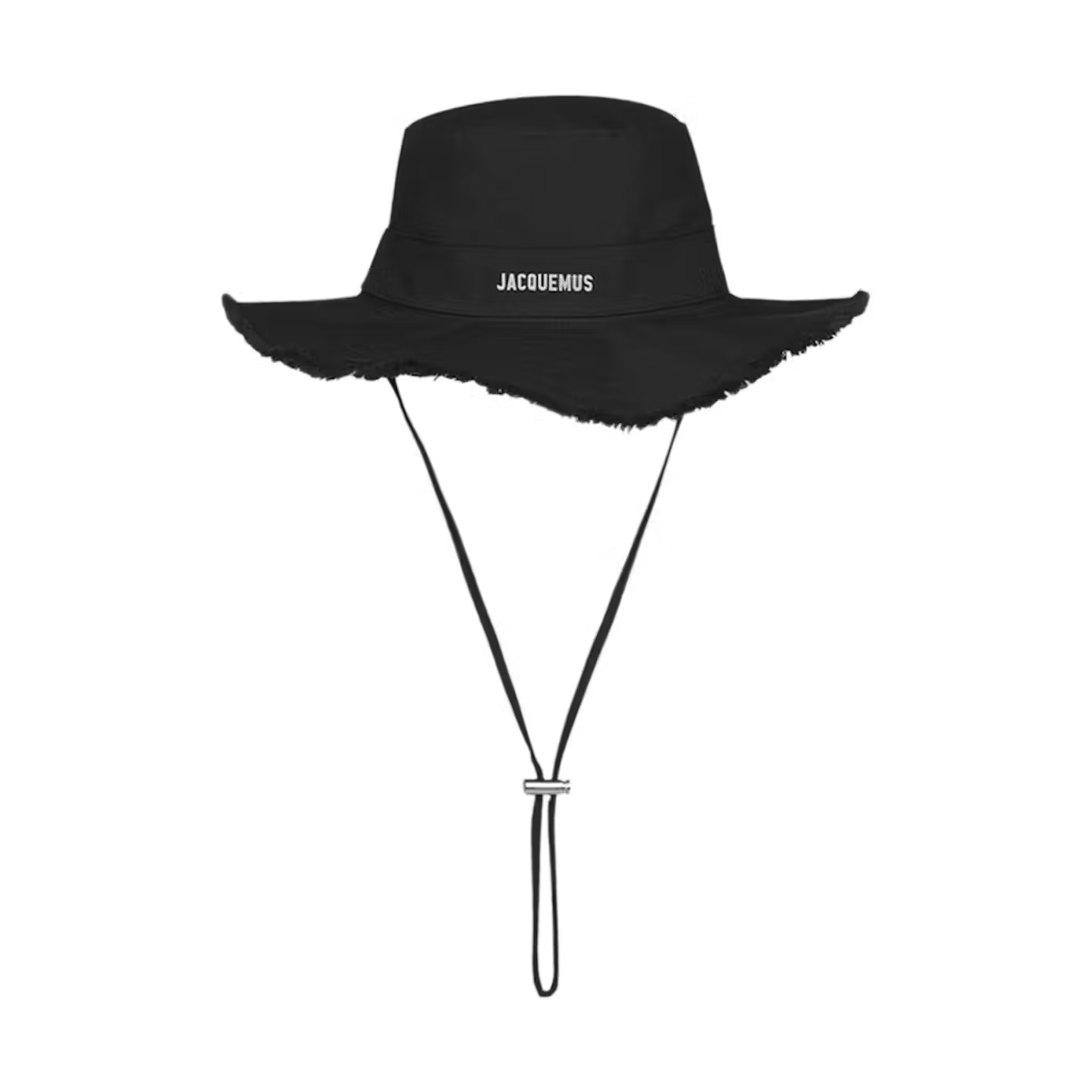 Jacquemus Le Bob Artichaut Large Brim Bucket Hat Black