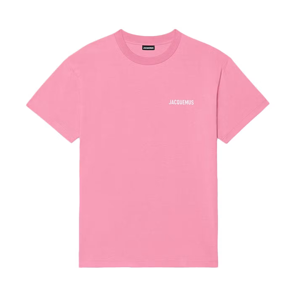 Jacquemus Le T-shirt Logo T-shirt Pink/Navy