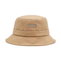Jacquemus Le Bob Gadjo Bow Knotted Bucket Hat Beige