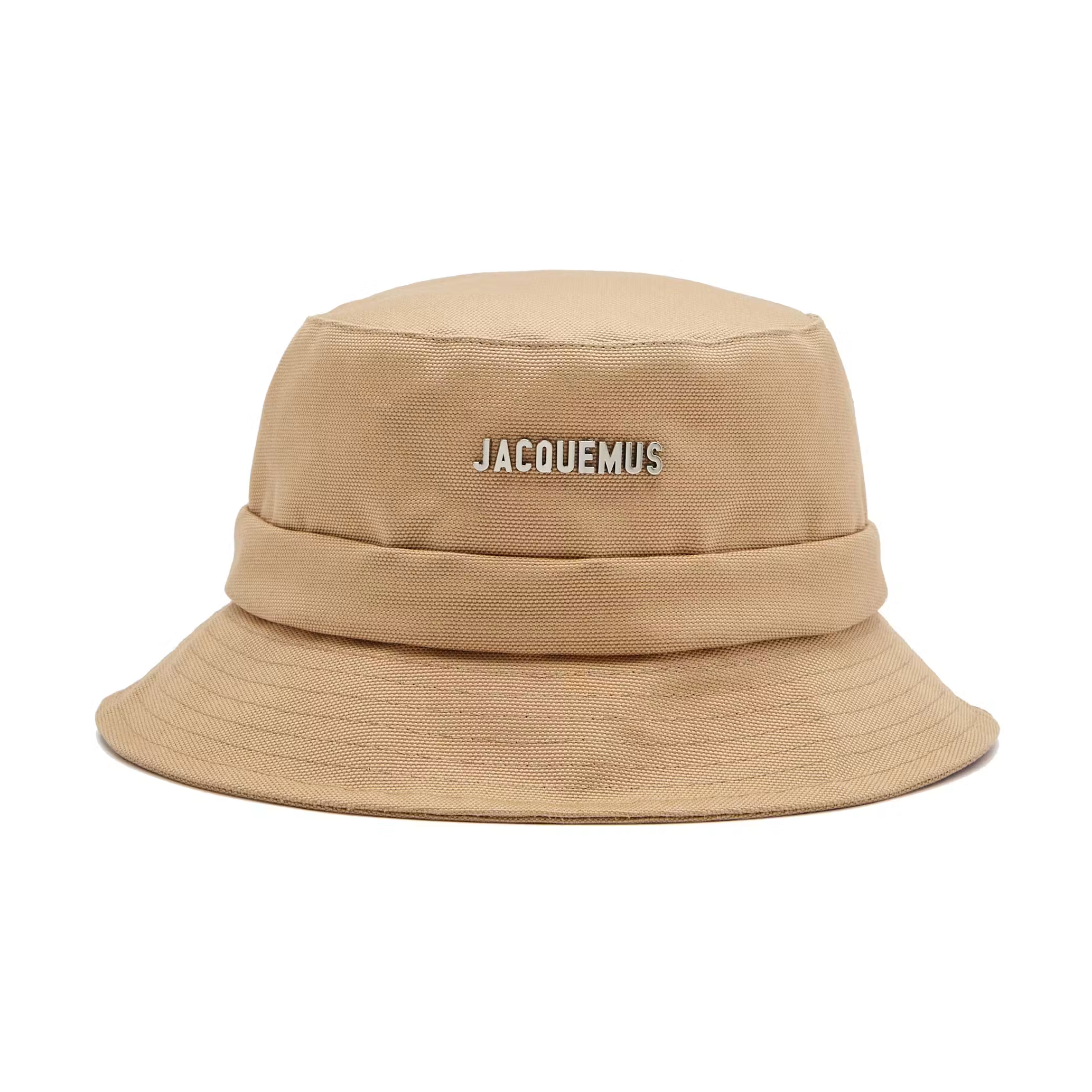 Jacquemus Le Bob Gadjo Bow Knotted Bucket Hat Beige
