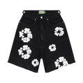 Denim Tears The Cotton Wreath Jean Short Black