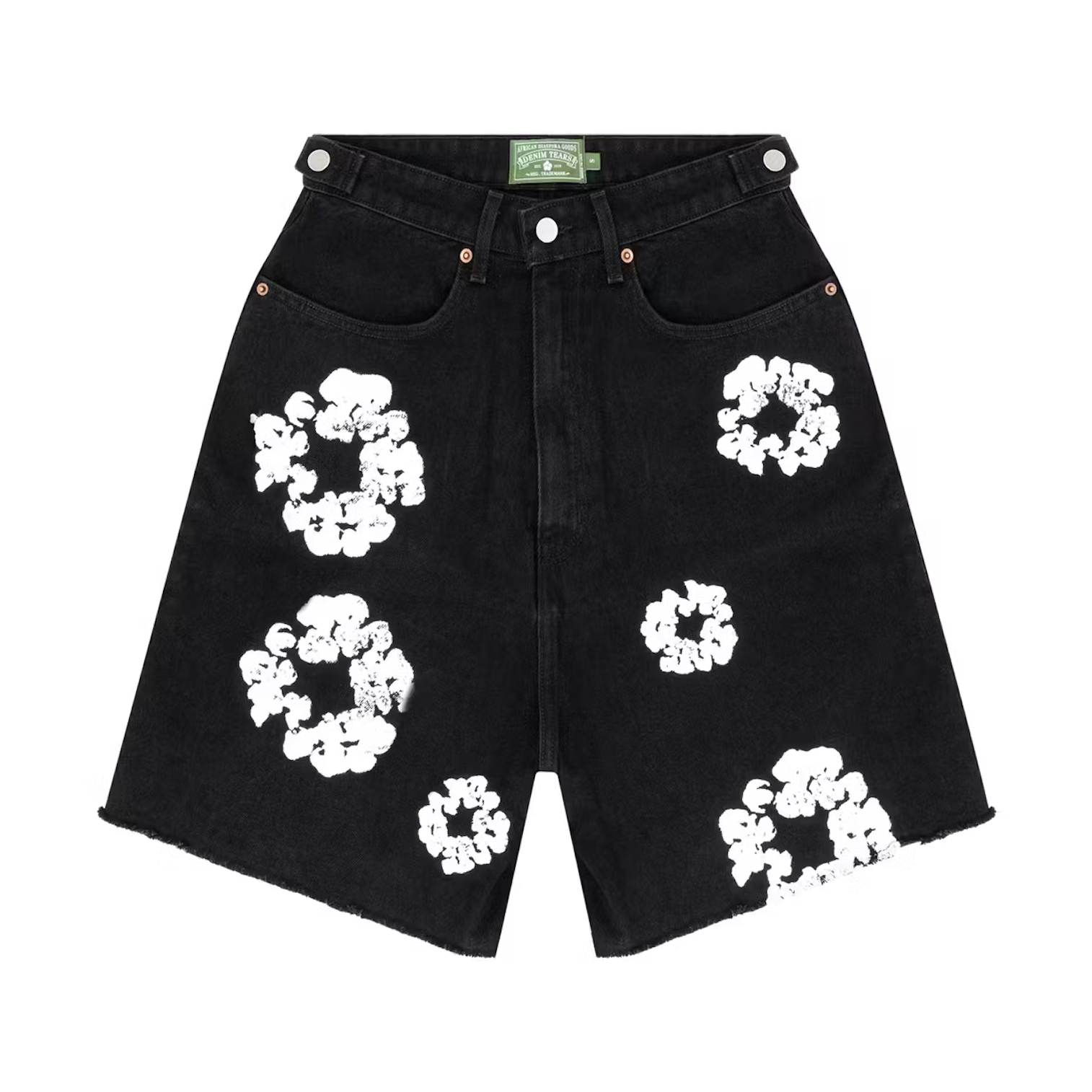 Denim Tears The Cotton Wreath Jean Short Black