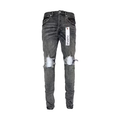 Purple Brand Grey Dirty Blowout Jean Black