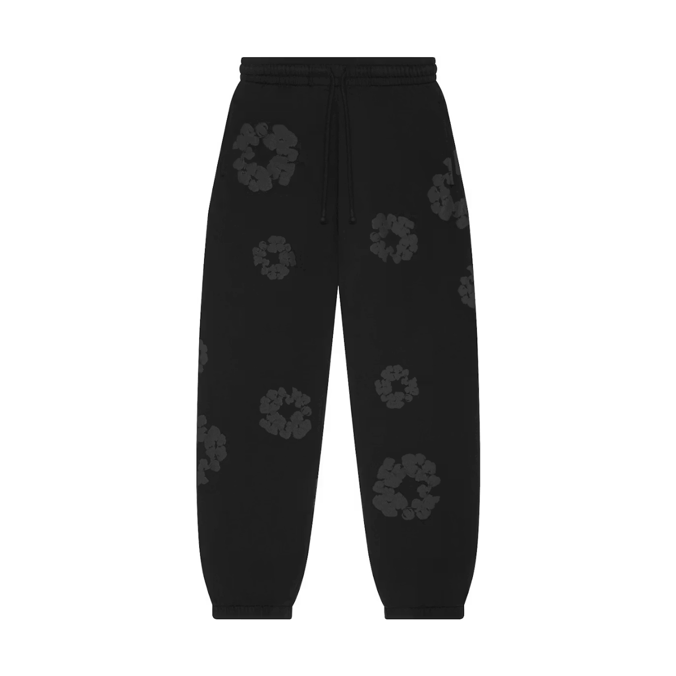 Denim Tears Mono Wreath Sweatpants Black