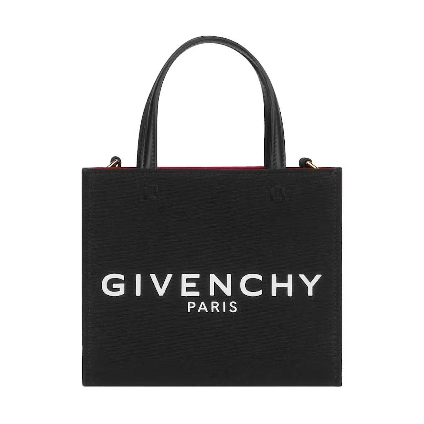 Givenchy Mini G-Tote Shopping Bag in Canvas Black