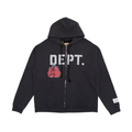 Gallery Dept. Boxing Merch Zip Hoodie Vintage Black