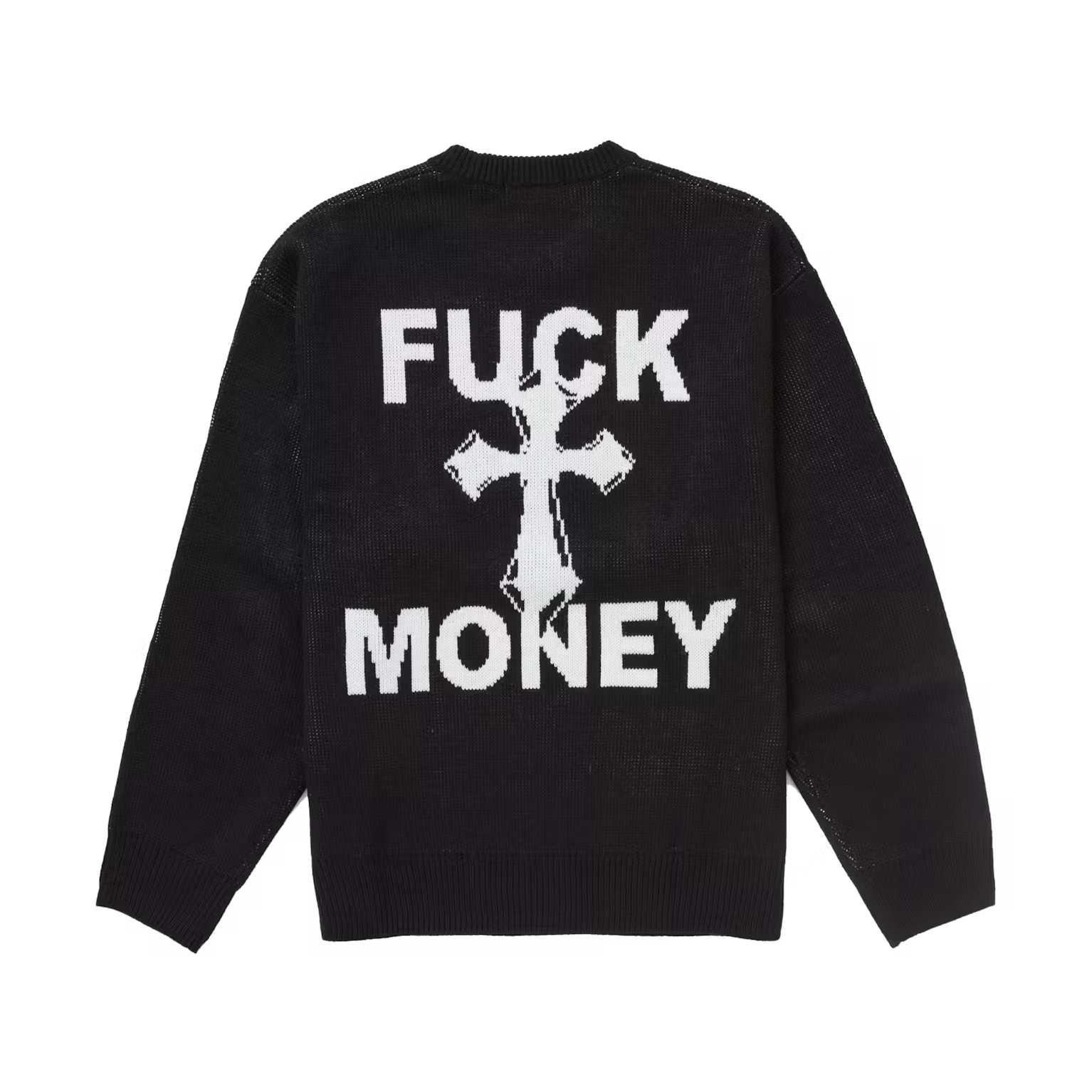 Supreme Fuck Money Sweater Black