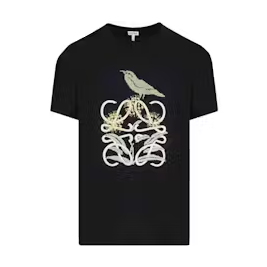 LOEWE Herbarium Anagram T-shirt Black/Multicolor