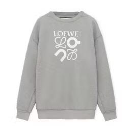 LOEWE x ON Technical Jersey Sweatshirt Grey