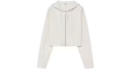 LOEWE Anagram Zip-Up Hoodie In Wool White