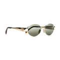 Celine Triomphe Metal Sunglasses Gold/Green