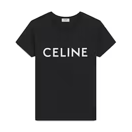 Celine Cotton T-shirt Black/White