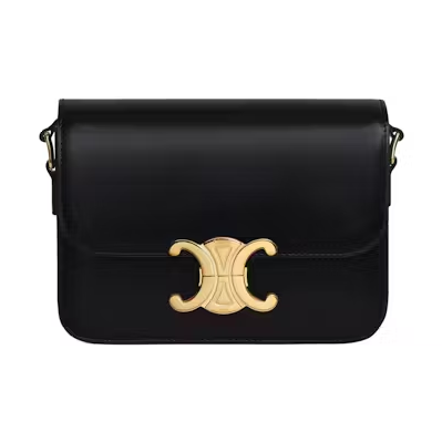 Celine Teen Triomphe Bag Black