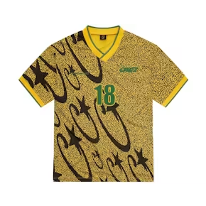 Corteiz Carni Stellations Football Jersey Yellow